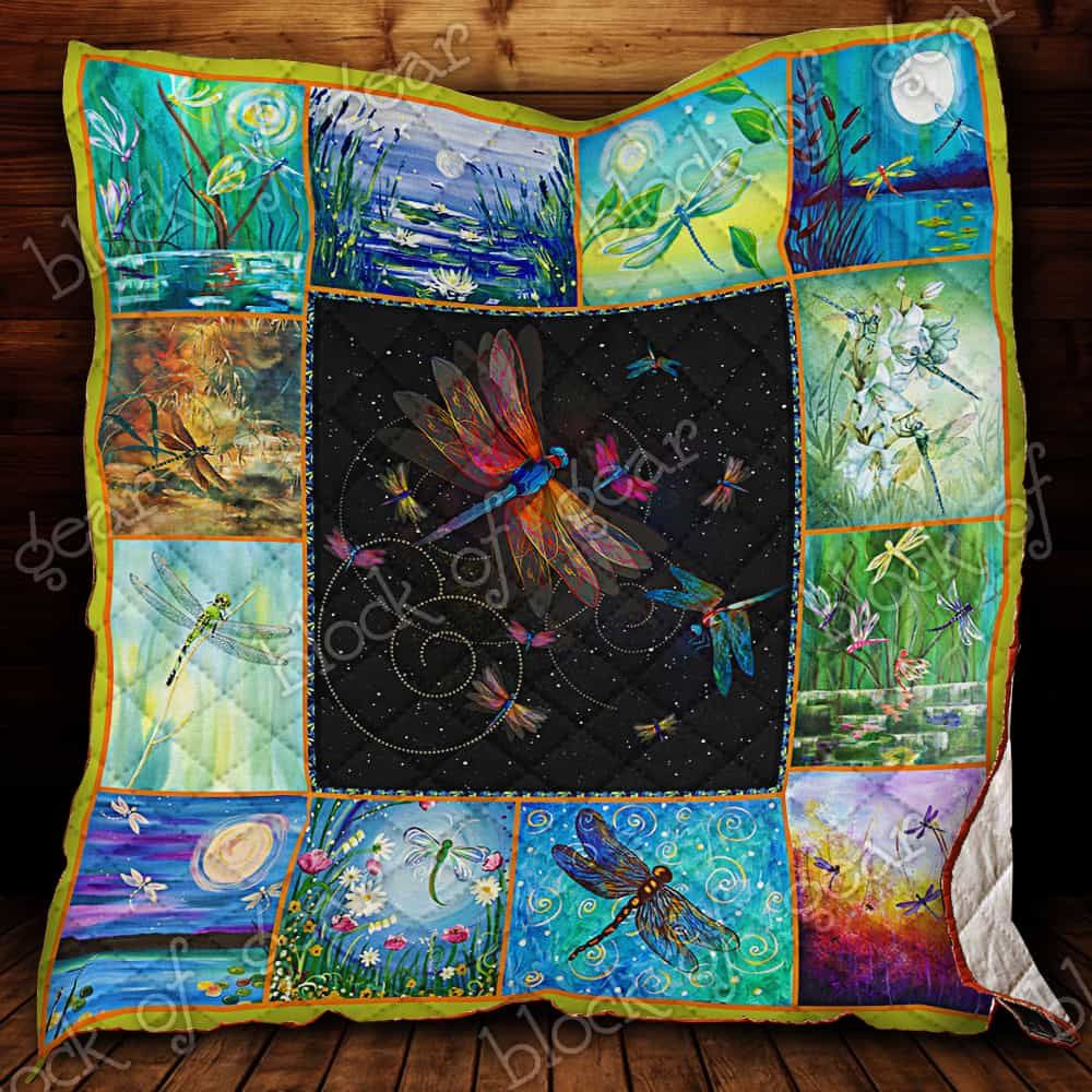 Love Dragonfly CL19100527MDQ Quilt Blanket