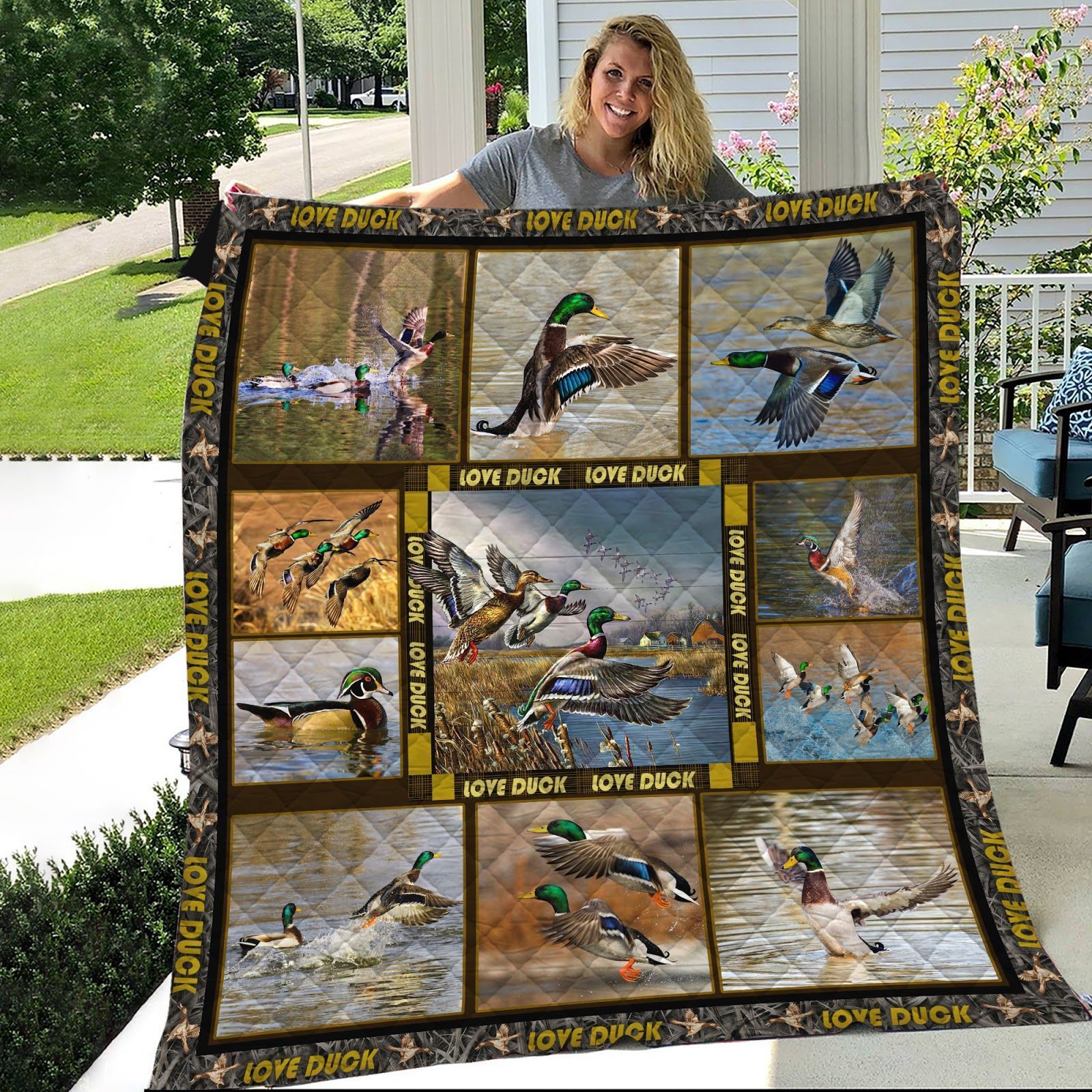 Love Duck Hunting Like Sherpa Fleece Blanket