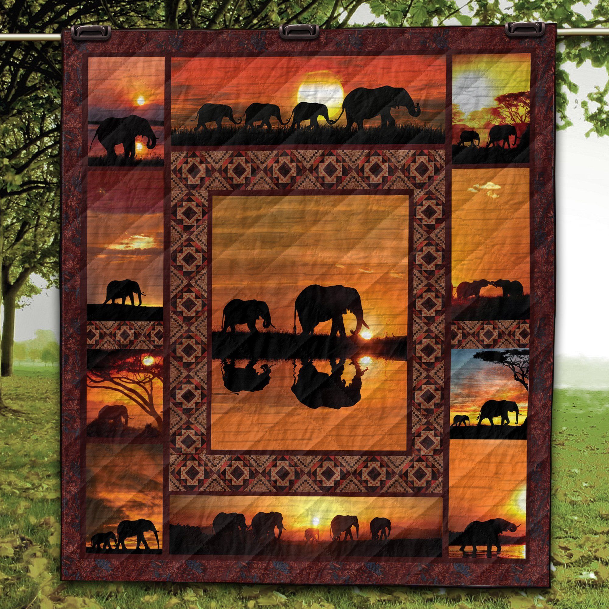 Love Elephant Mkv1 Quilt Blanket Dhc09121815Dd