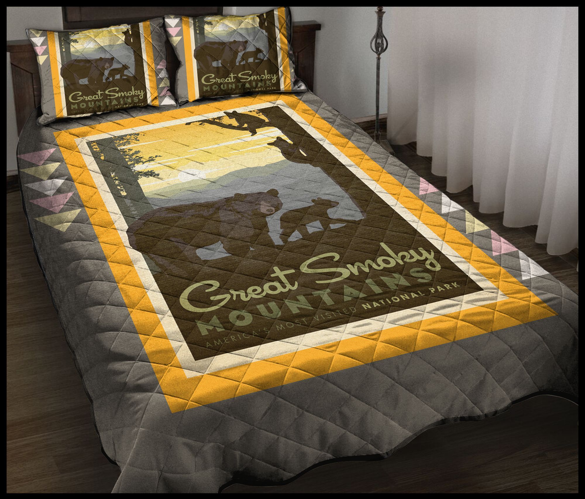 Love Great Smoky Mountain National Park Bedding Set