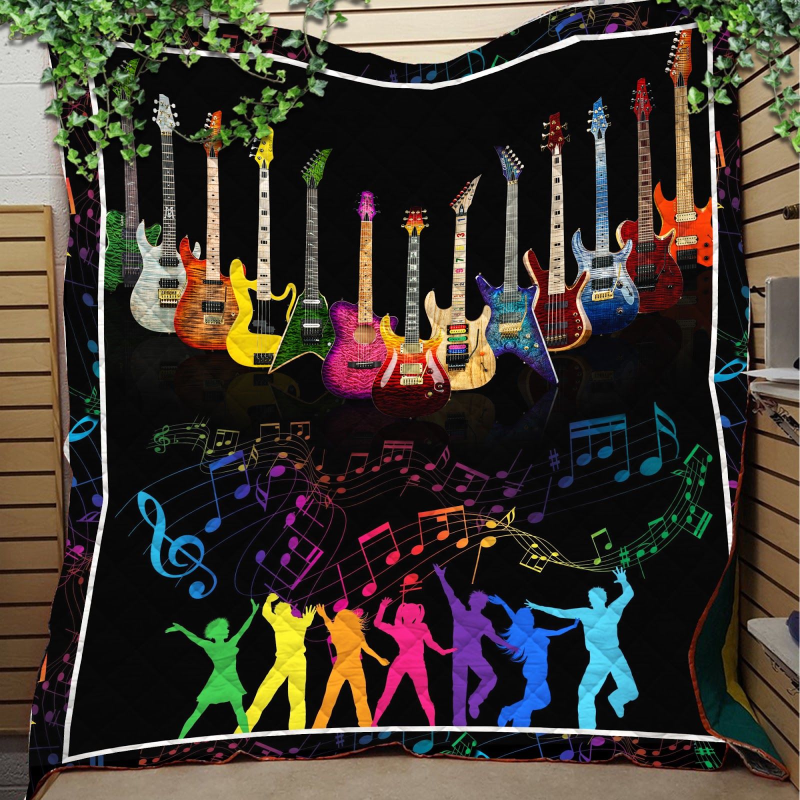 Love Guitar Music Like Quilt Blanket DHC1402986TD