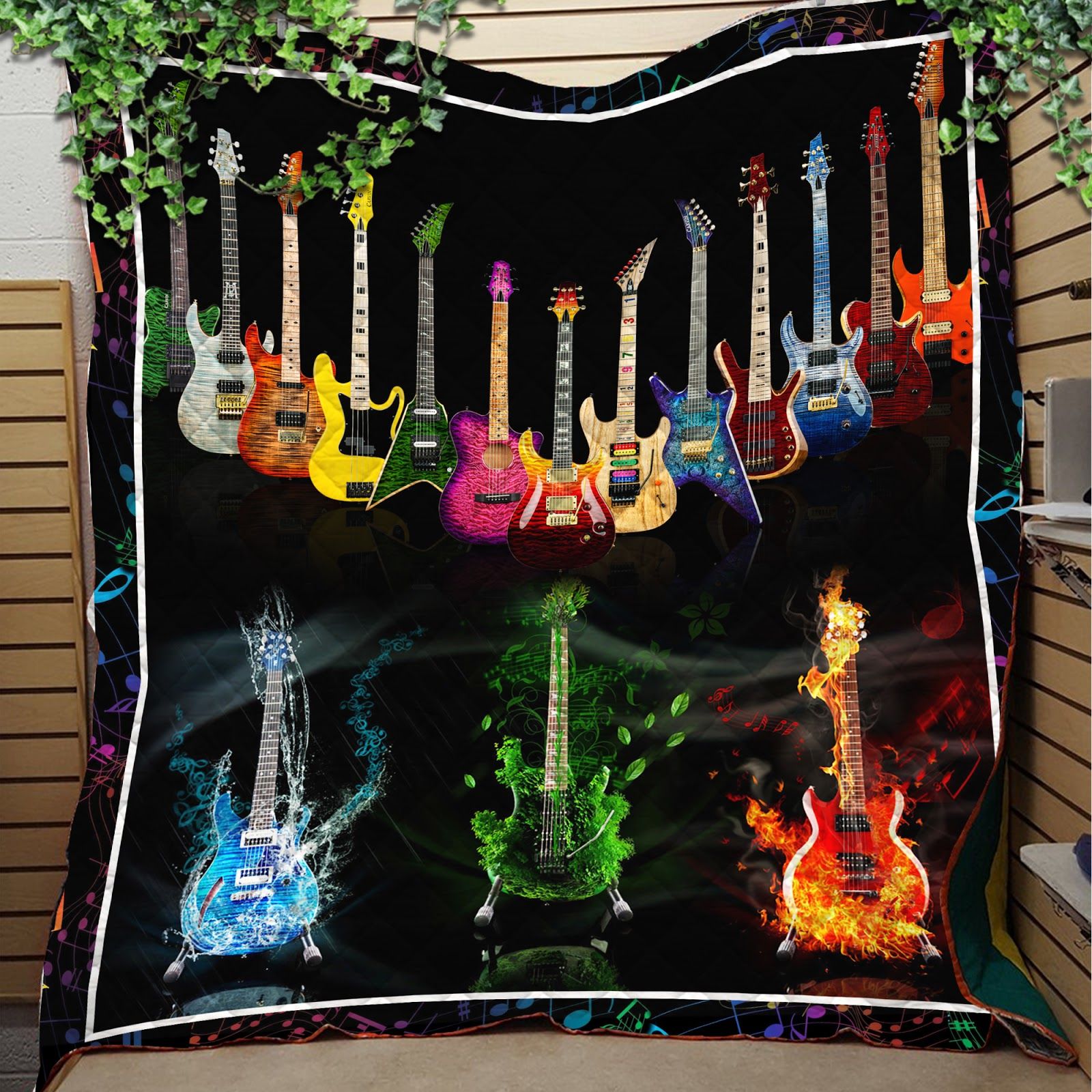 Love Guitar Music Like Quilt Blanket DHC1402997TD