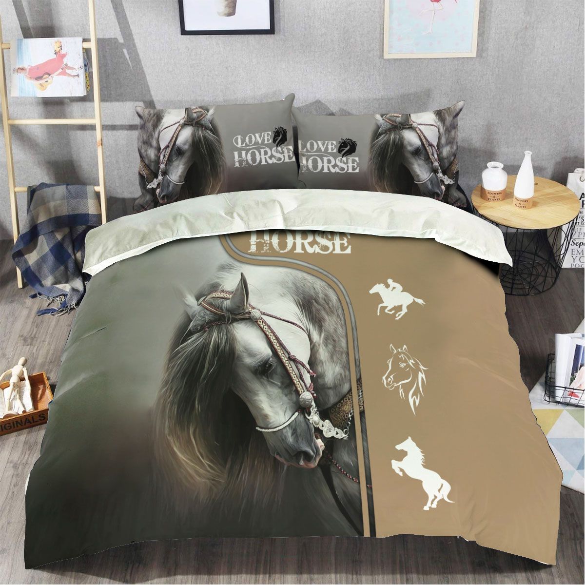 Love Horse Bedding Set