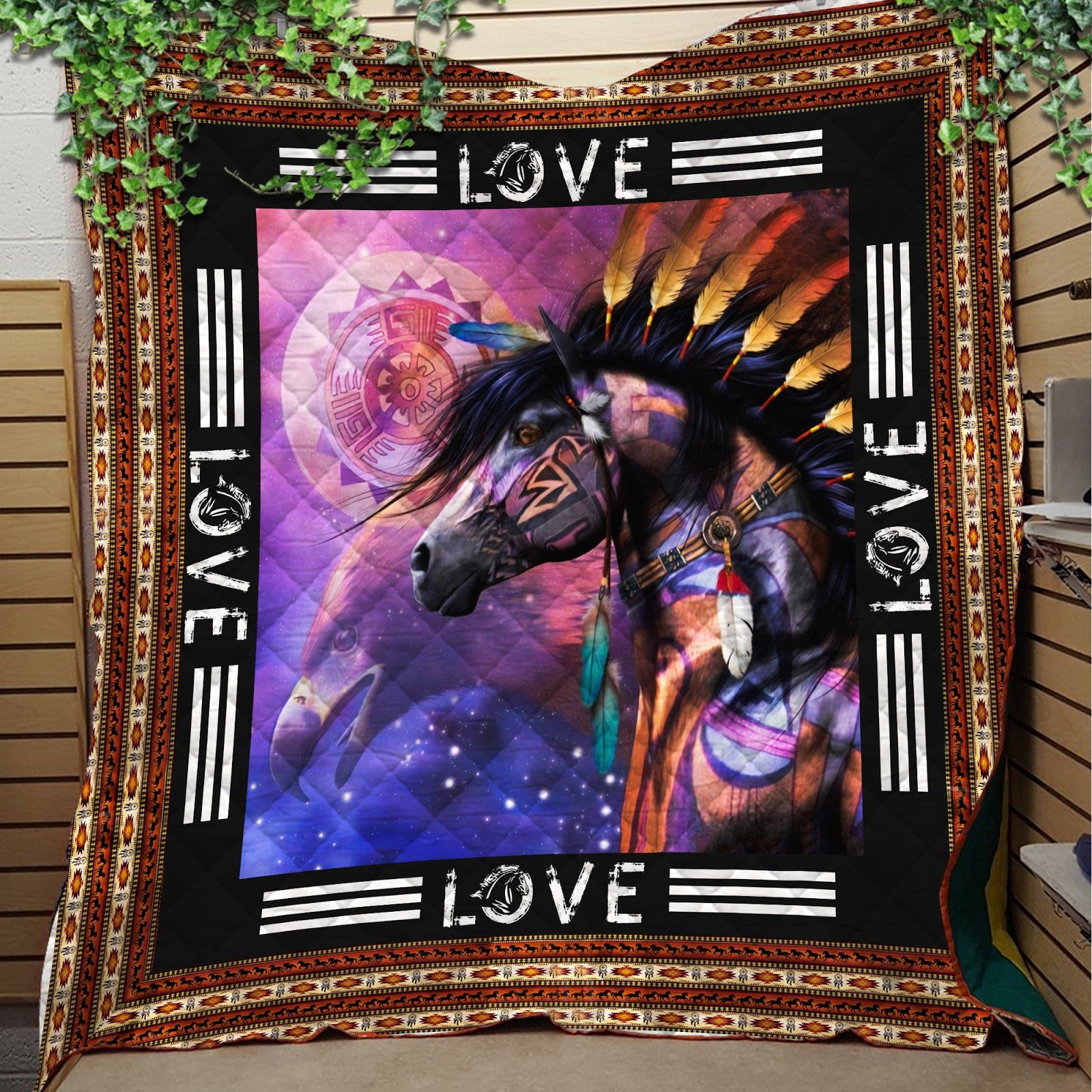 Love Horse Like Quilt Blanket DHC1402964TD