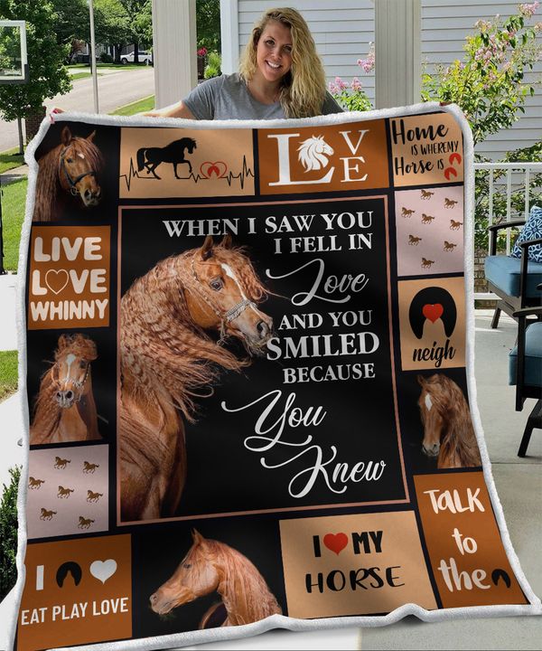 Love Horse Quilt Blanket DHC150120670TD