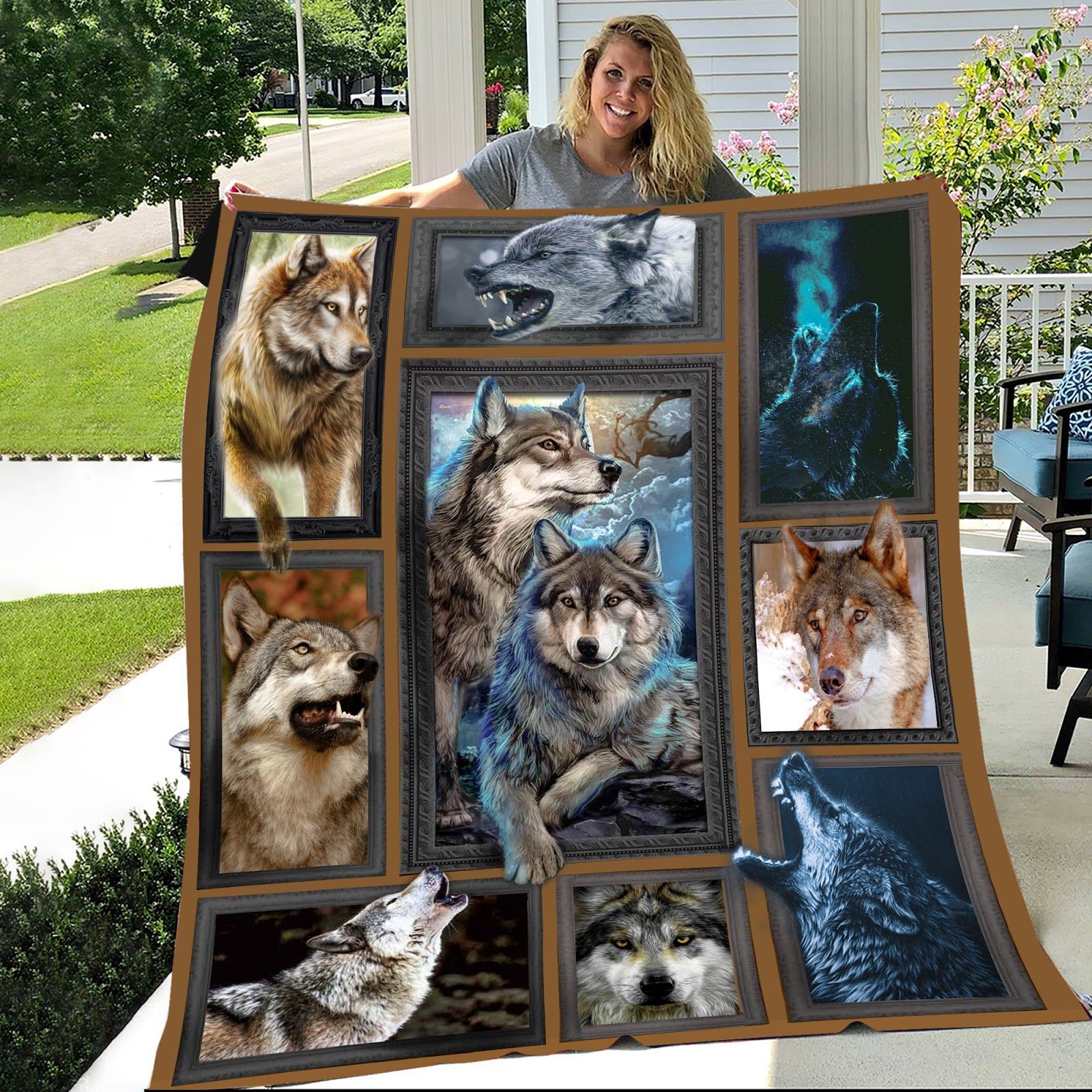 Love Huge Wolf Like Quilt Blanket DHC1402982TD