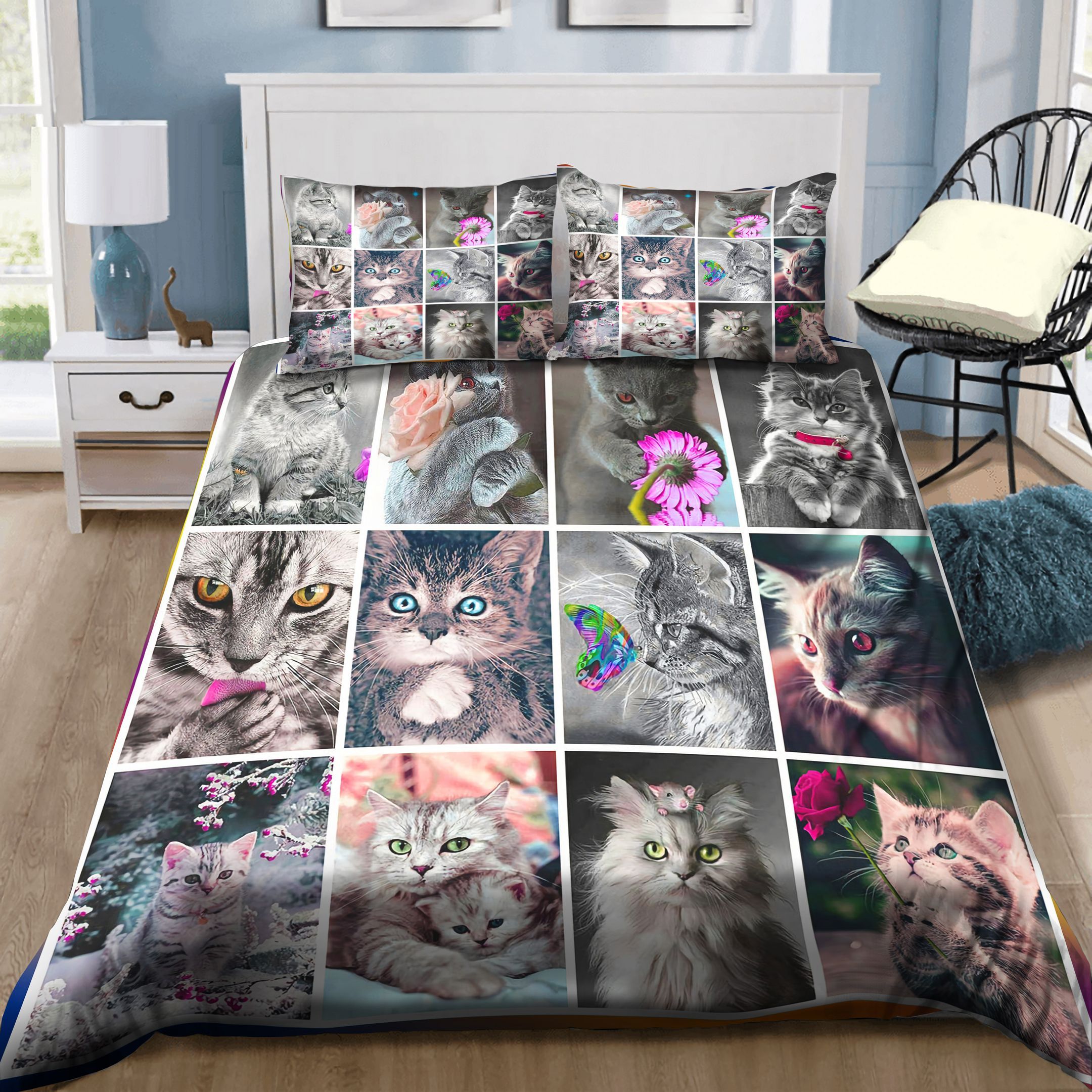 Love Kitten Bedding Set