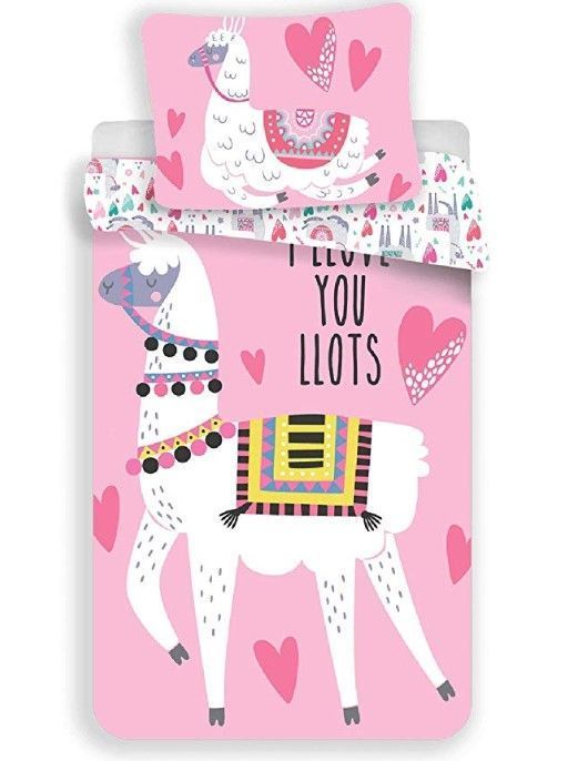 Love Llama Bedding Set