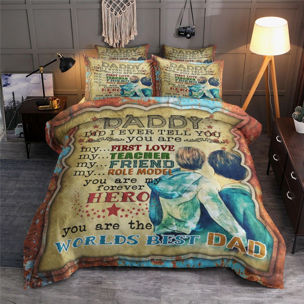 Love My Daddy Bedding Set