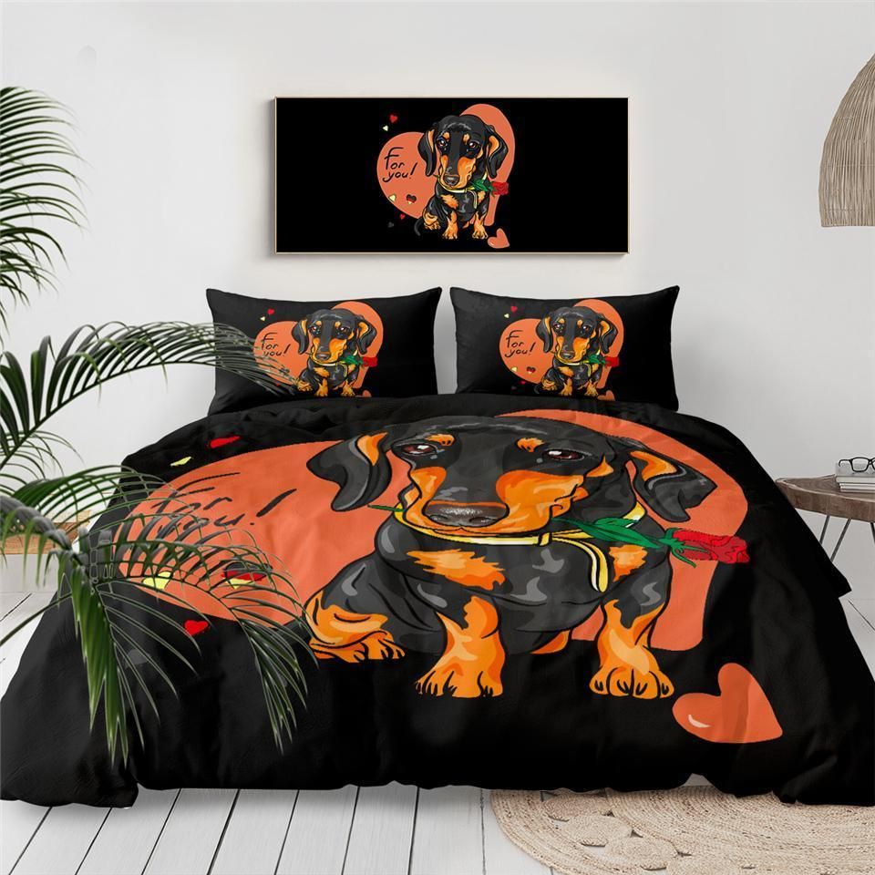 Love Of Dachshund Bedding Set