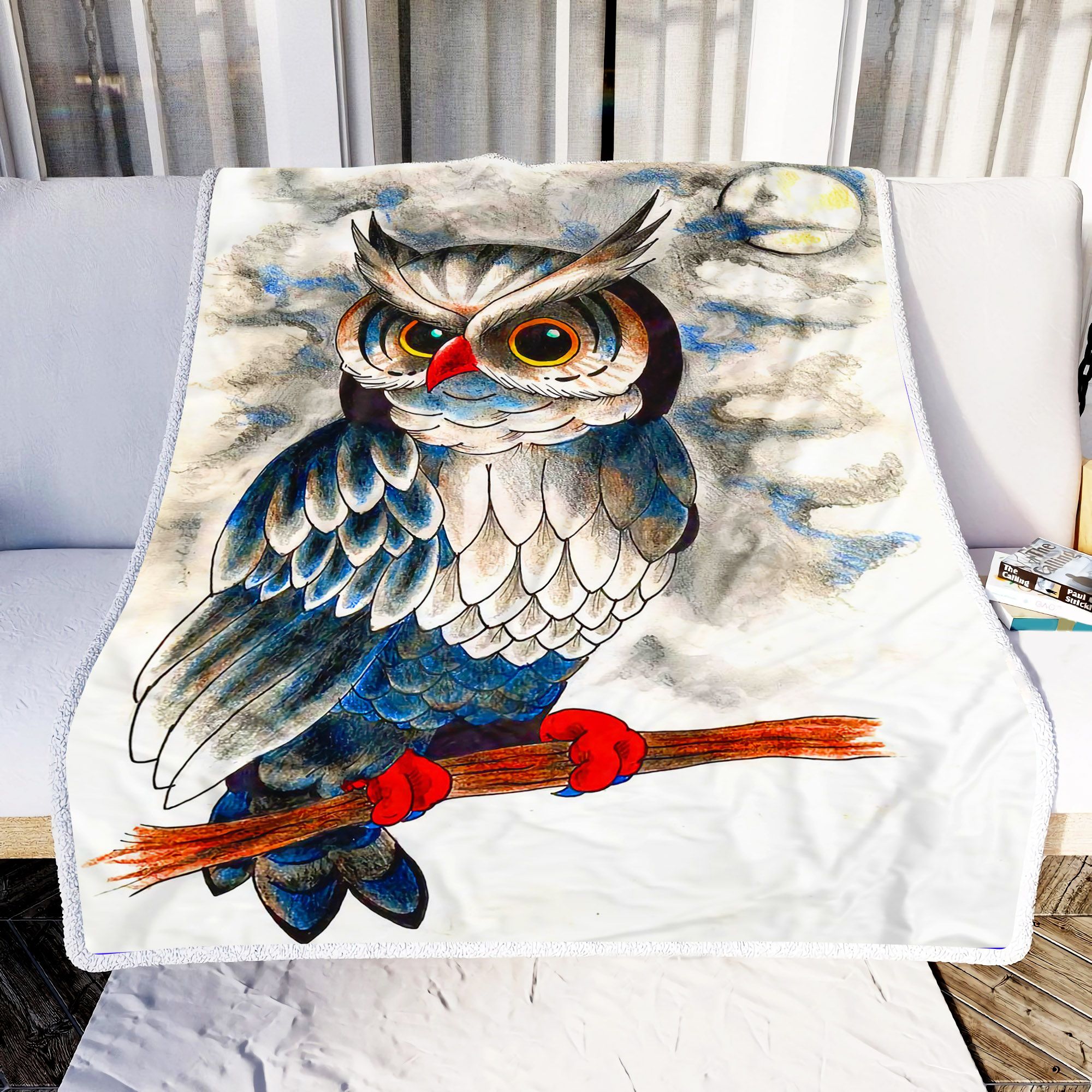 Love Owl Fleece Blanket