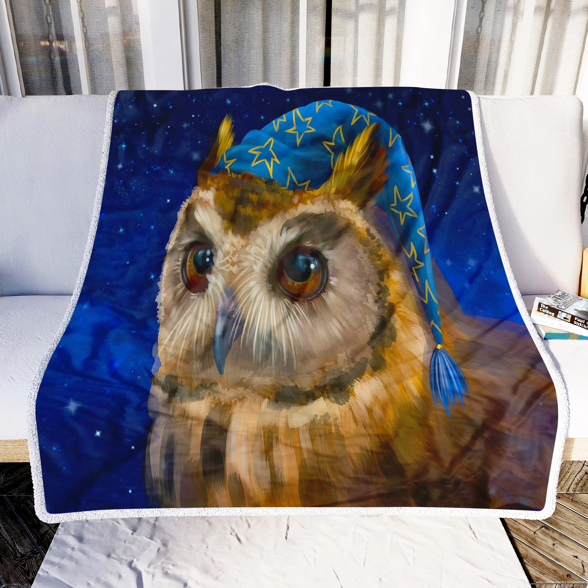 Love Owl Fleece Blanket