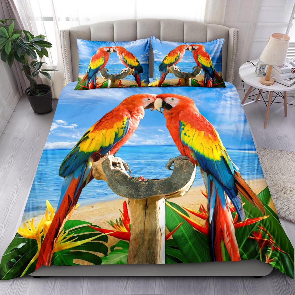 Love Parrot Bedding Set