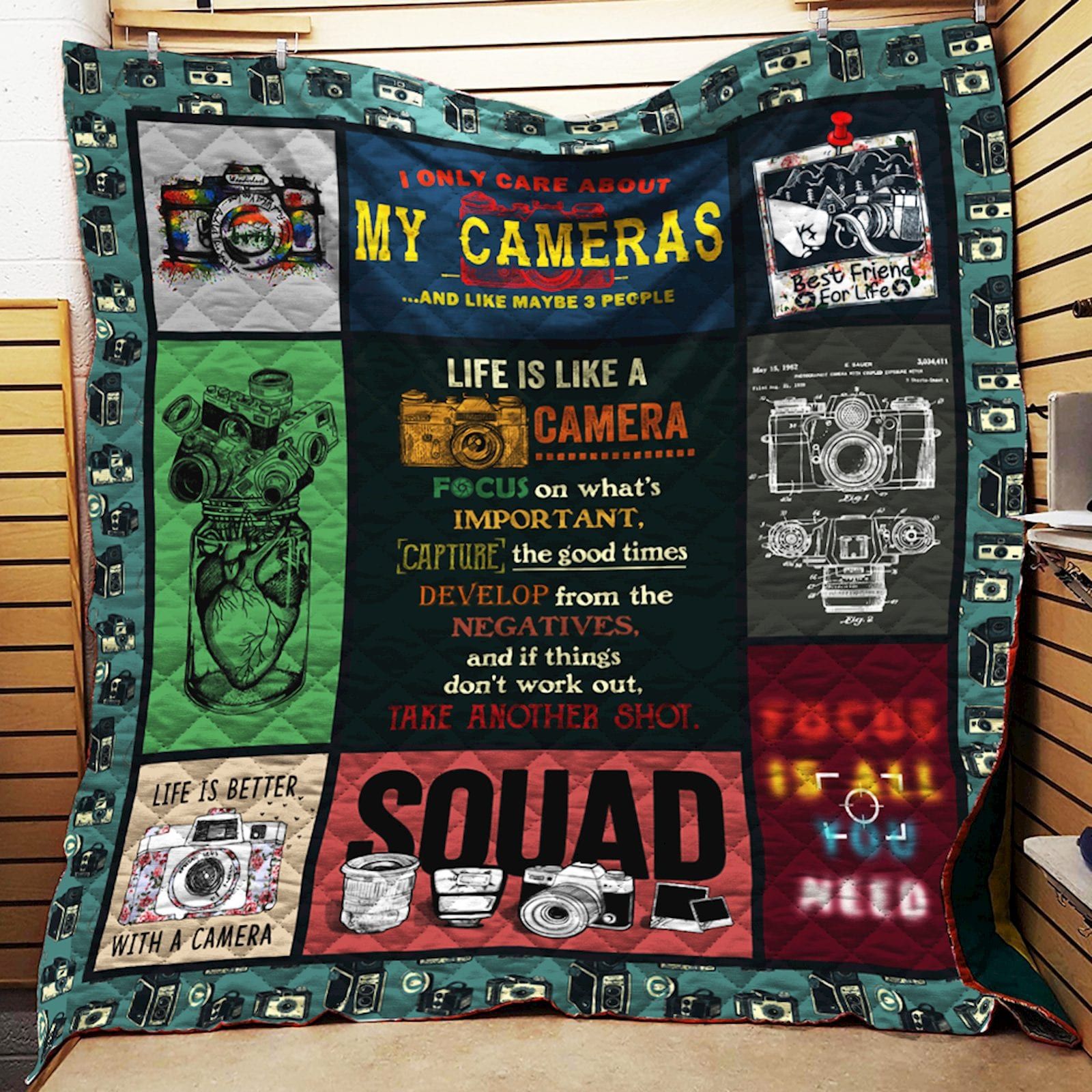 Love Photography Quilt Blanket Blanket Dhc191260Vt