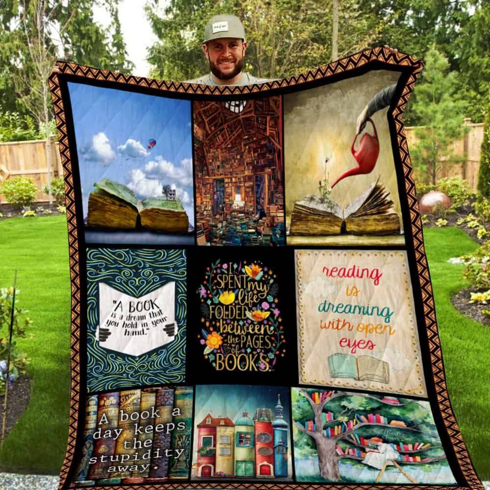 Love Reading Washable Quilt Blanket P70 Dhc1312194Dd