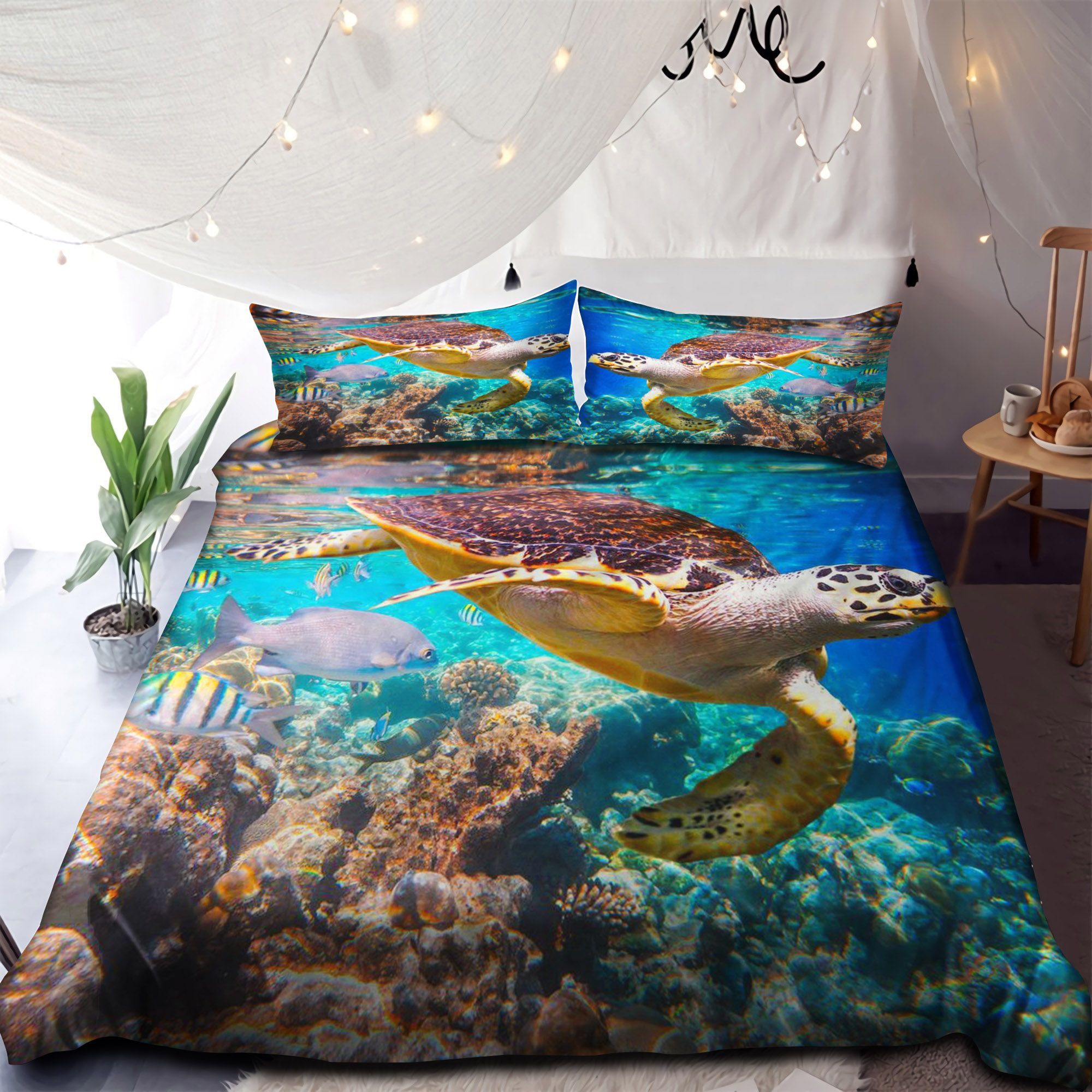 Love Sea Turtle Bedding Set