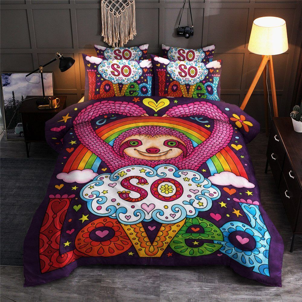 Love Sloth Bedding Set
