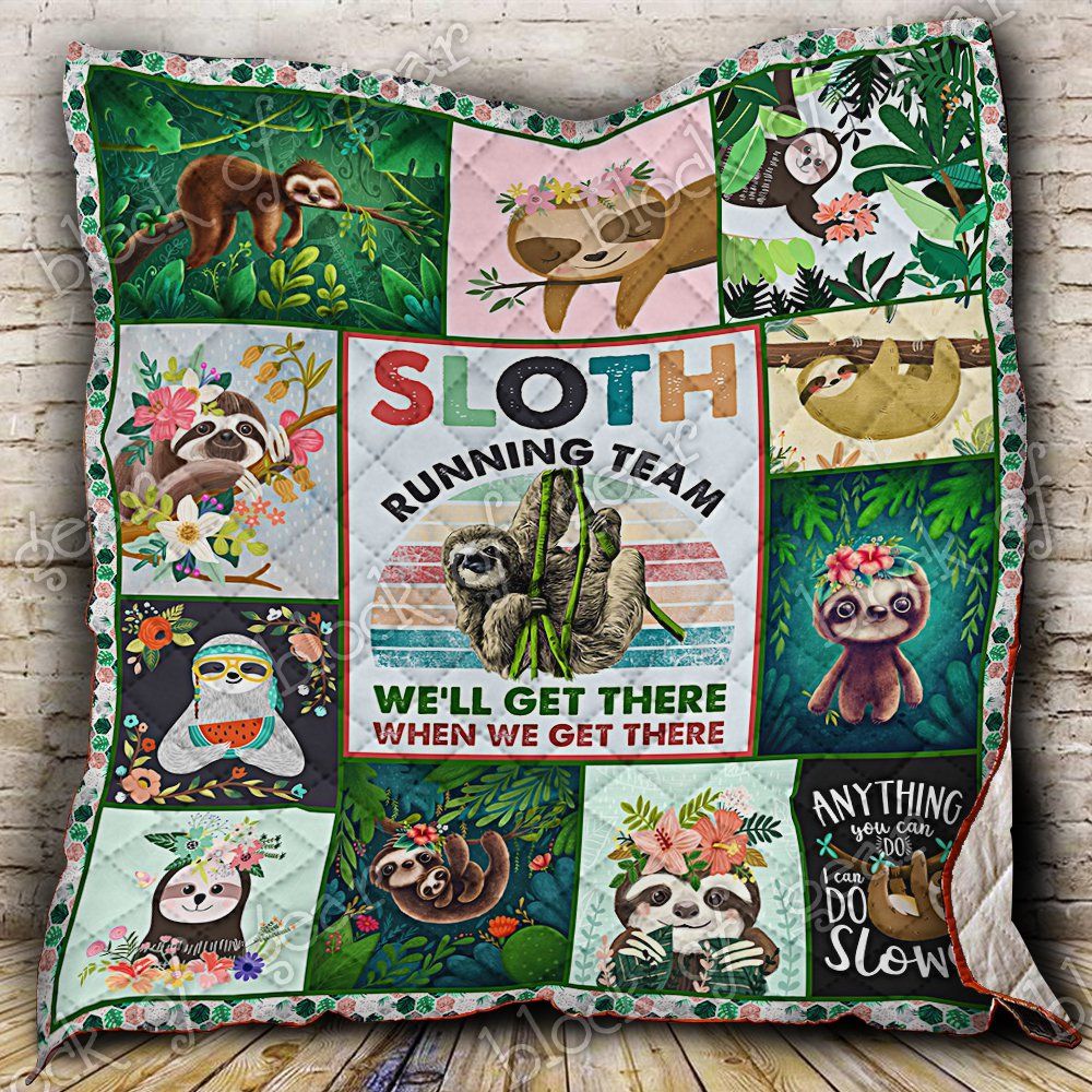 Love Sloth Quilt Nh179 Dhc11122698Dd