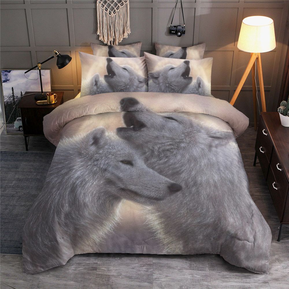 Love Song Wolf Bedding Set