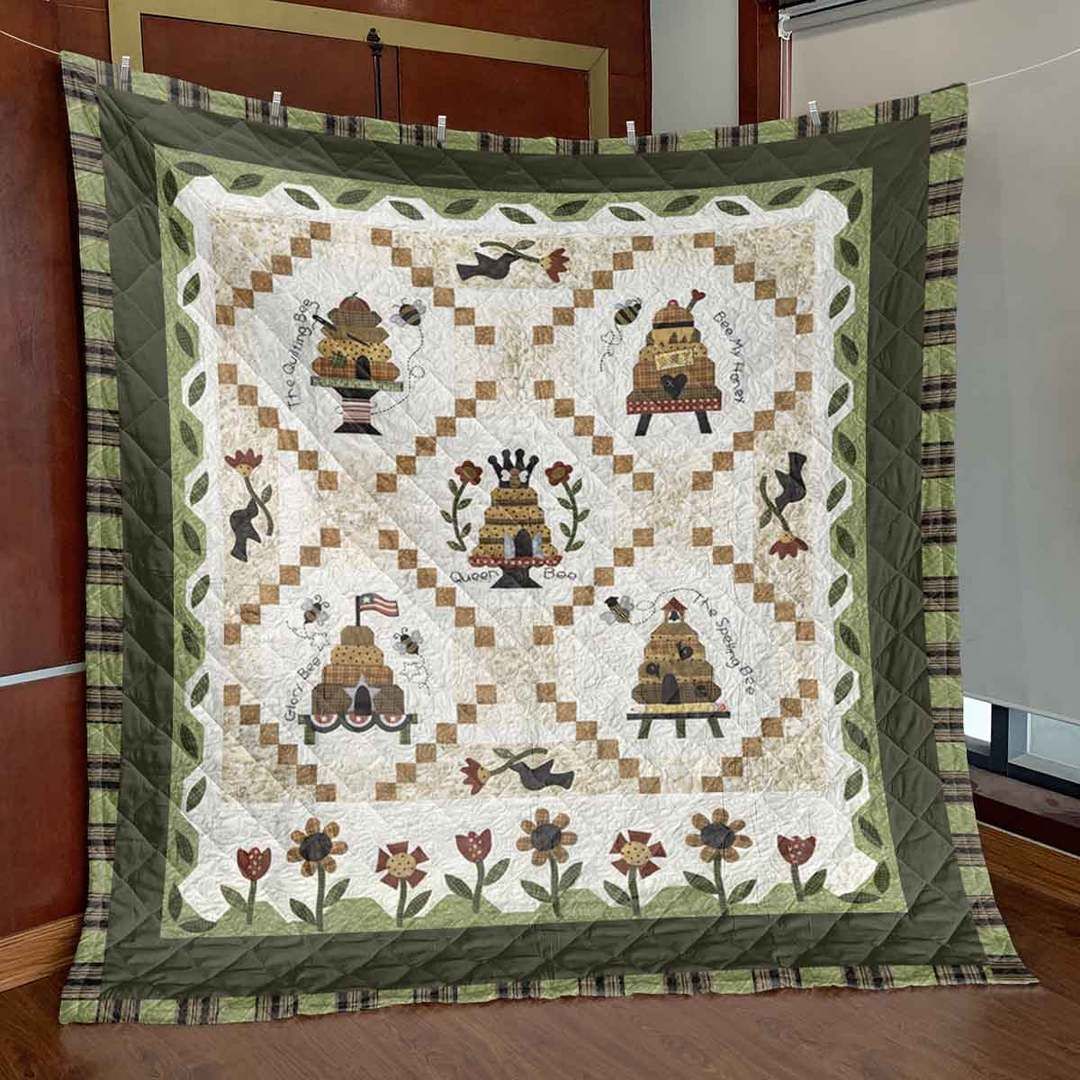 Love The Bee CLT170643 Quilt Blanket