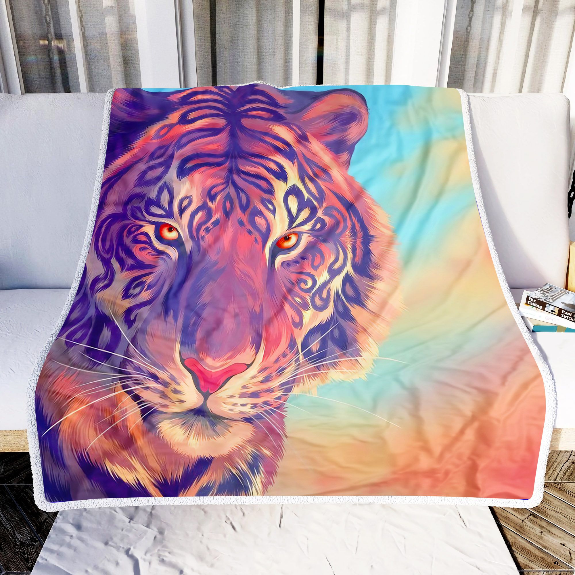 Love Tiger Fleece Blanket