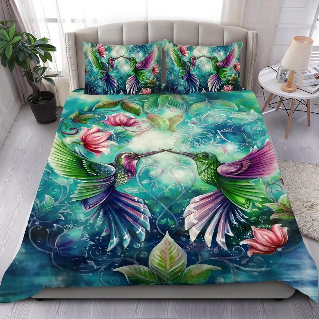 Love You Forever Hummingbird Bedding Set