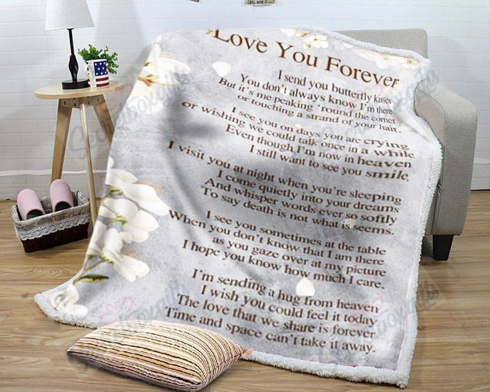 Love You Forever Memorial Fleece Blanket