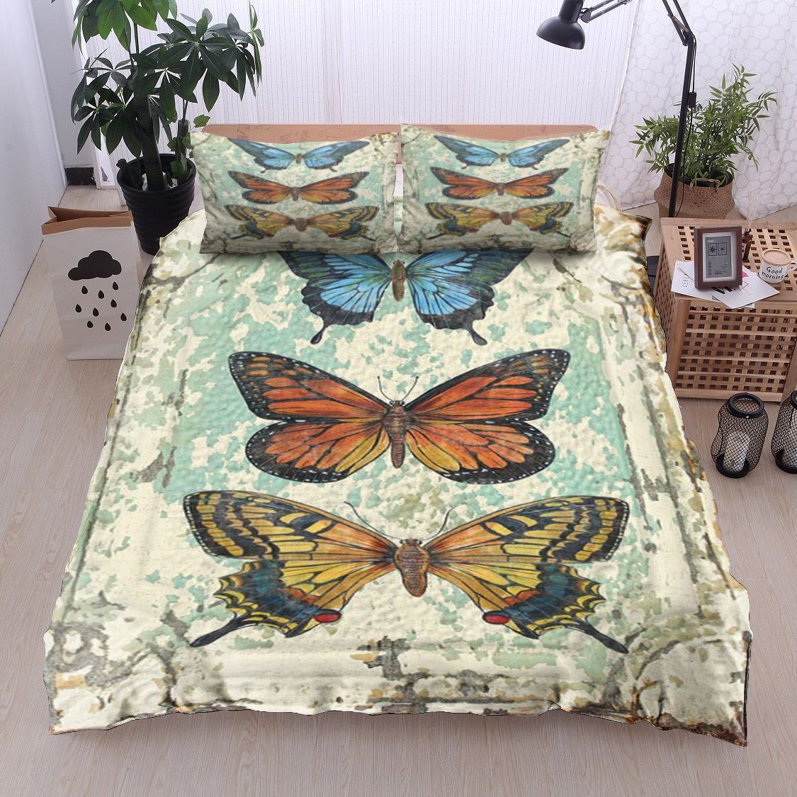 Lovely Butterfly Bedding Set