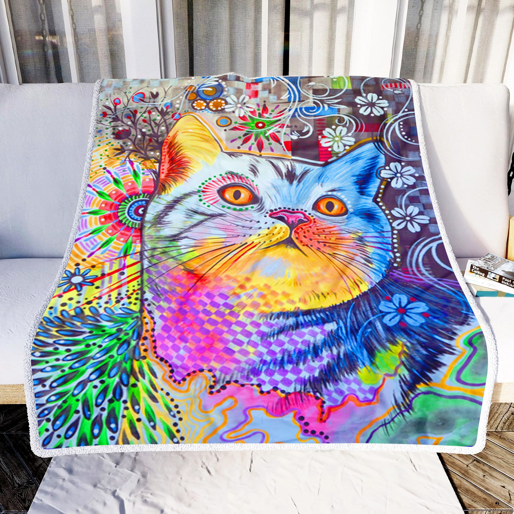 Lovely Cat Fleece Blanket