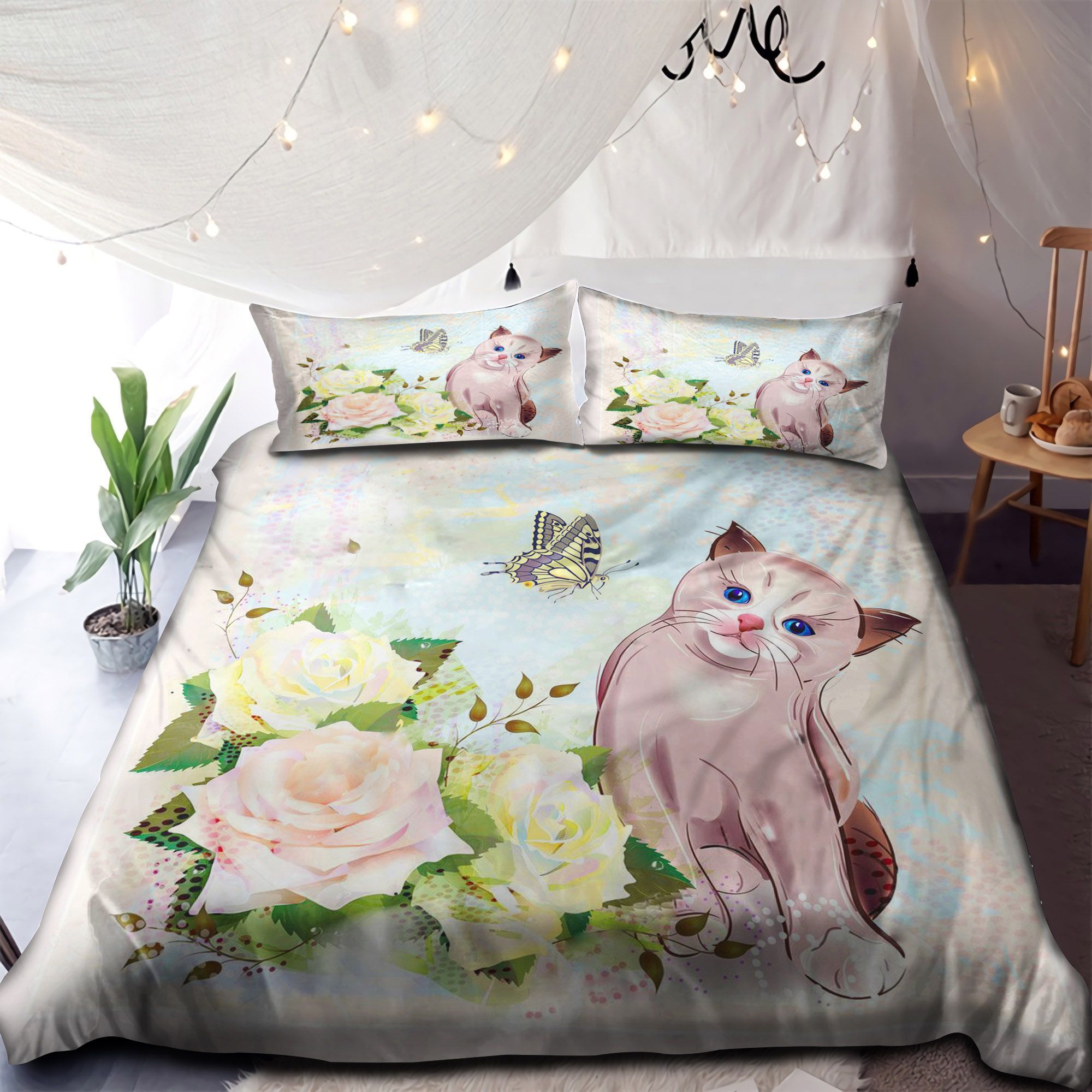 Lovely Cat Bedding Set