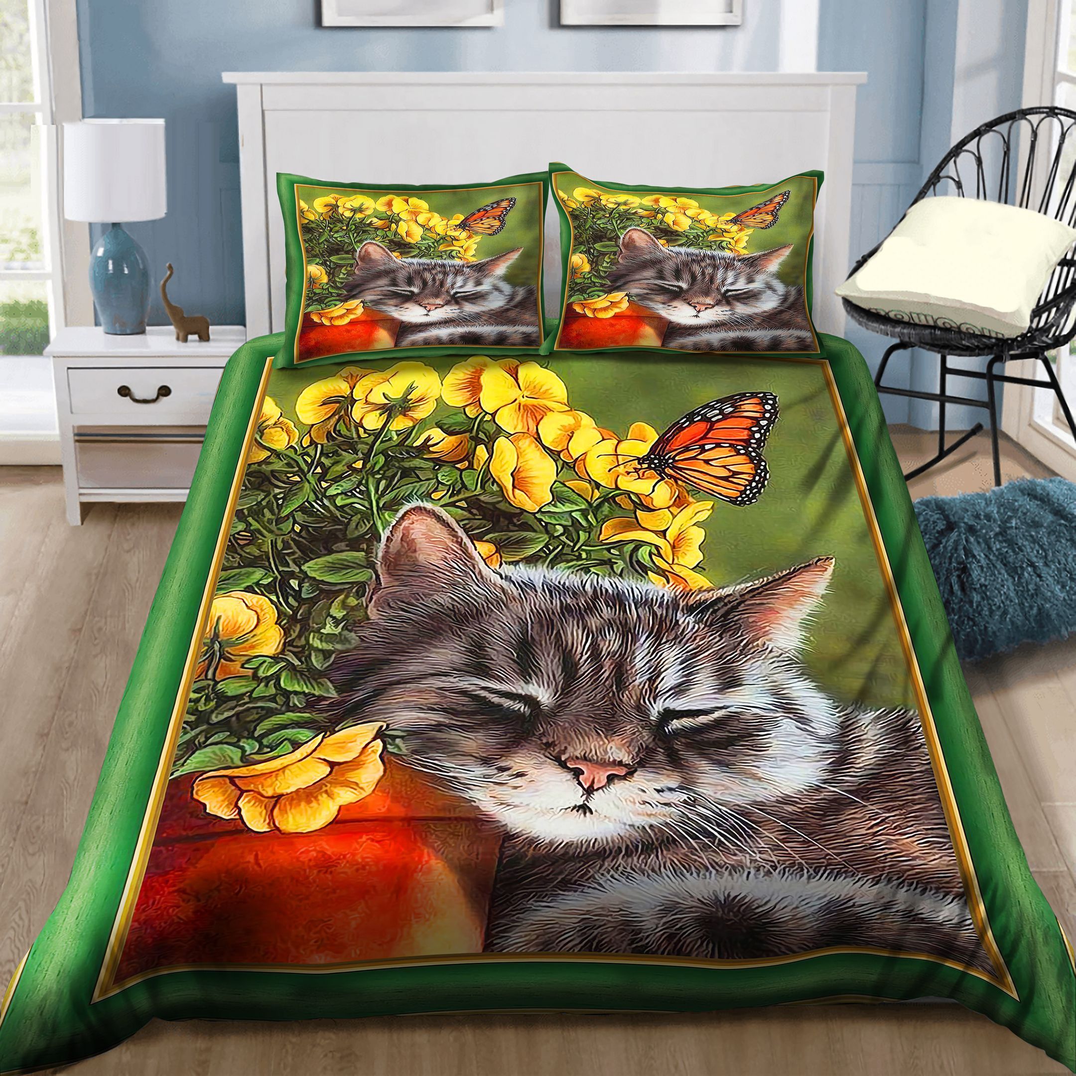 Lovely Cat Sleeping Bedding Set