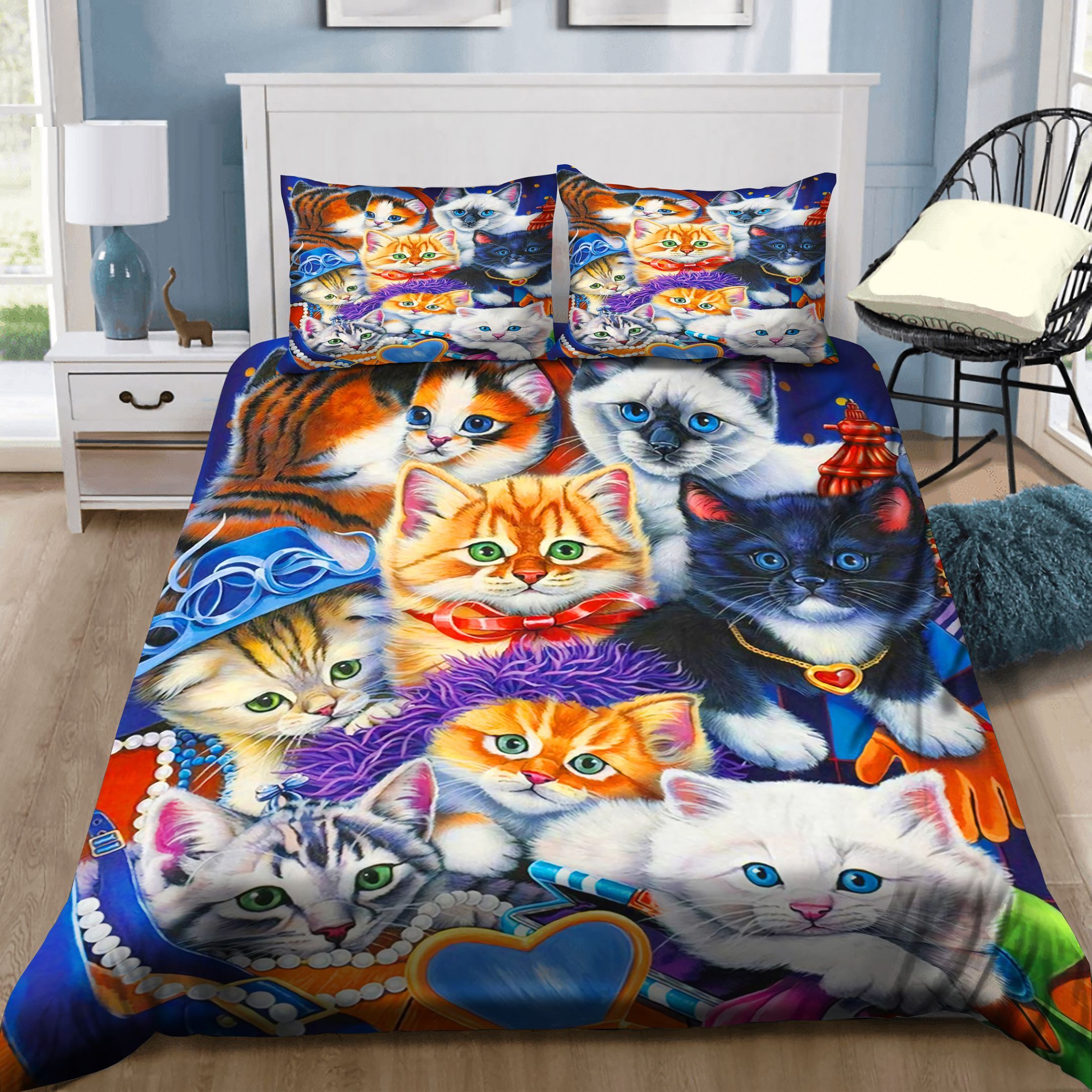 Lovely Cats Bedding Set