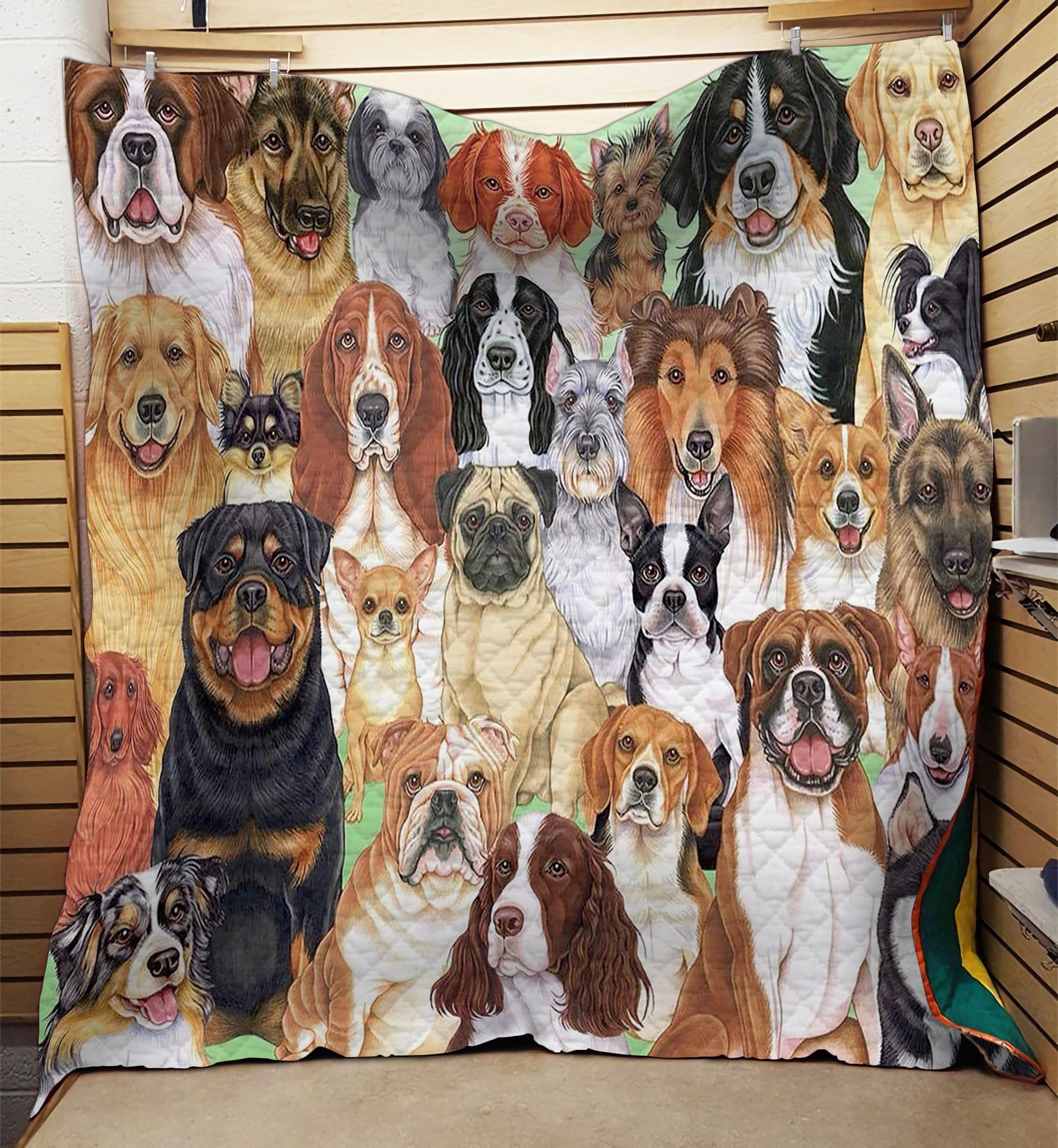 Lovely Dog Gift For Dog Lovers GS-NT1401 Quilt Blanket