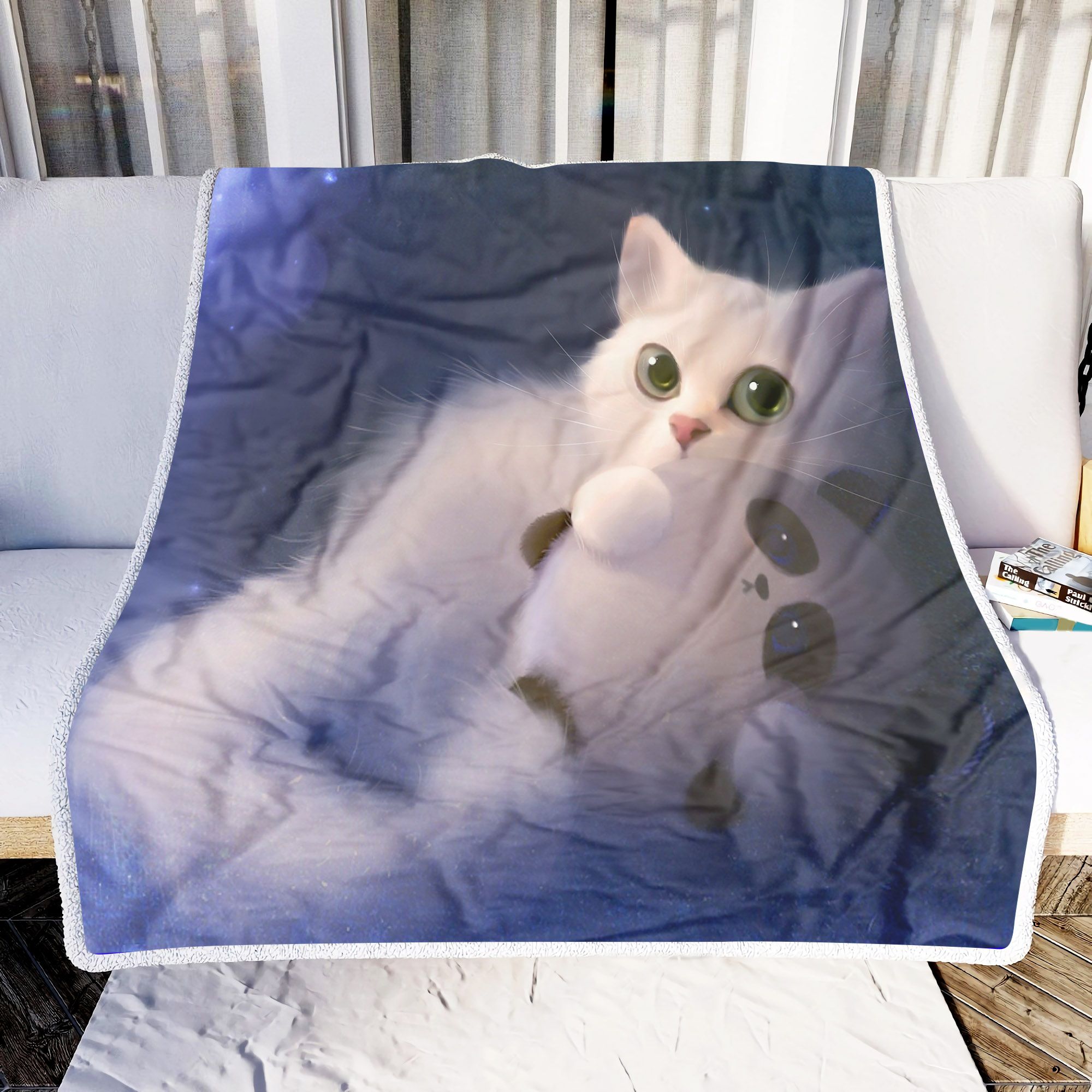 Lovely Kitten Fleece Blanket