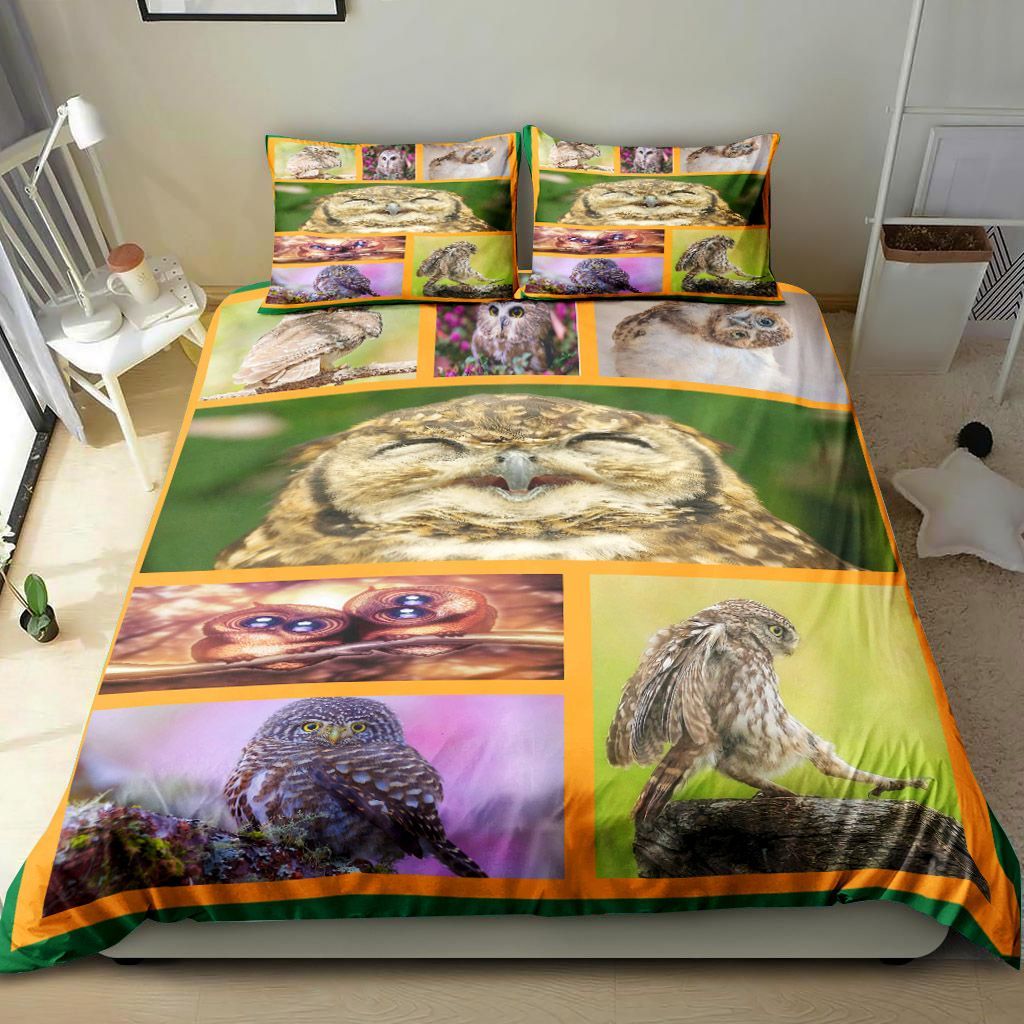 Lovely Owl Bedding Set