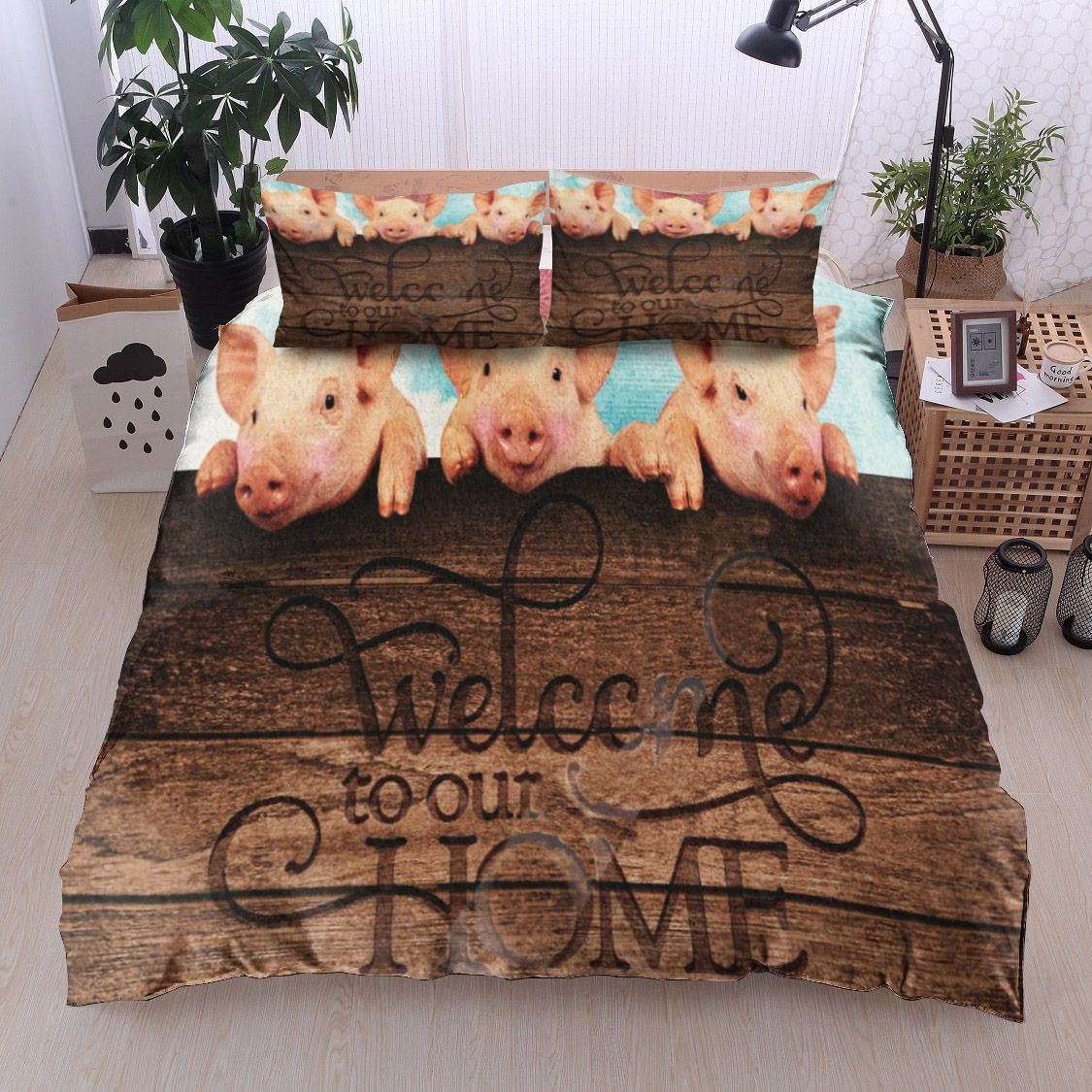 Lovely Pigs Bedding Set