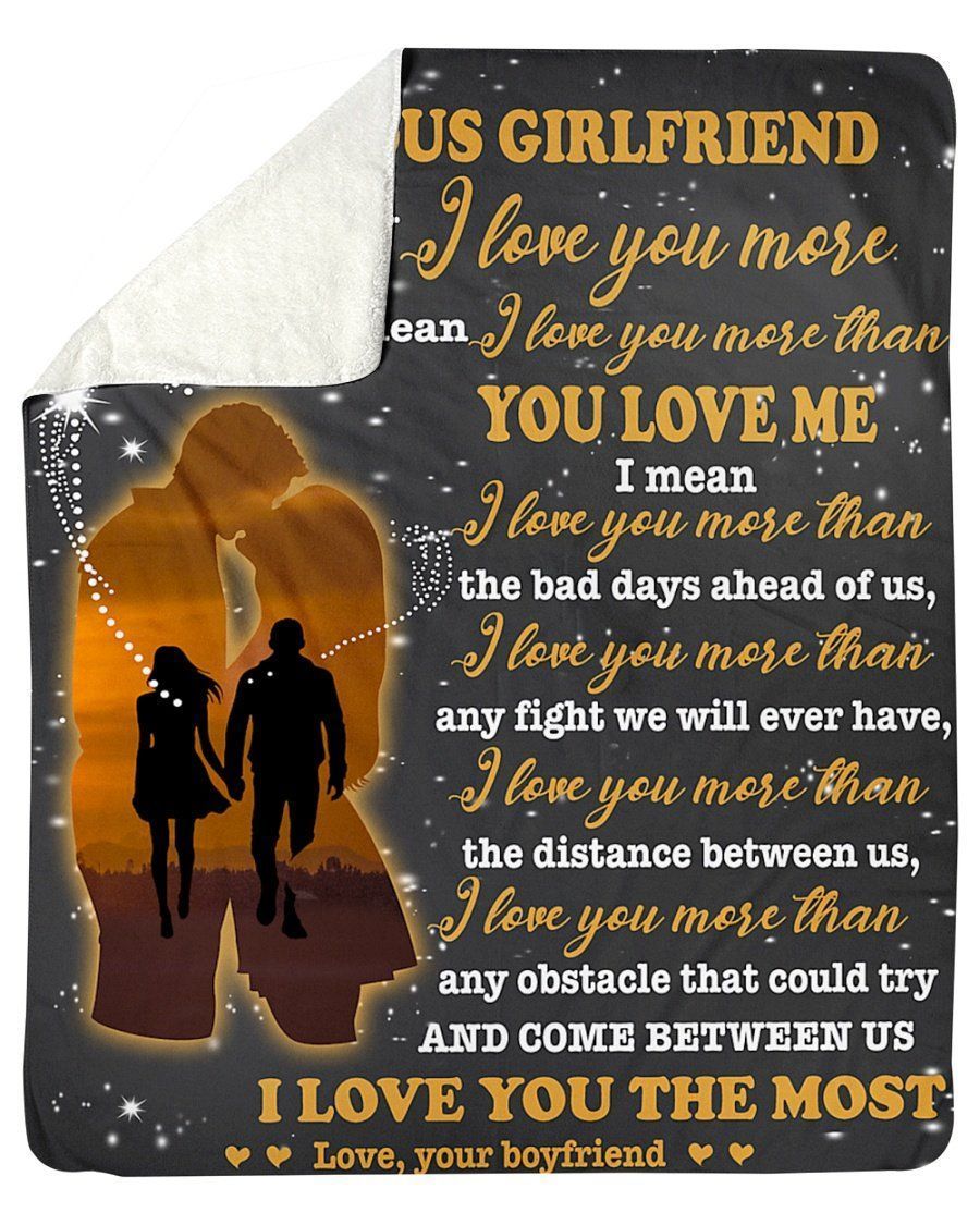 Lovely Saying To My Gorgeous Girlfriend Gifts For Girlfriends Fleece Blanket