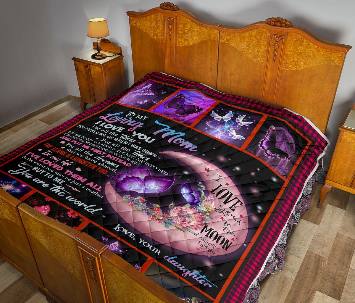 Loving Mom Quilt Blanket DHC02011712DD