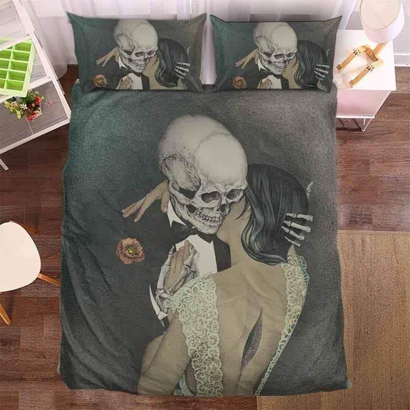 Loving Skull Bedding Set