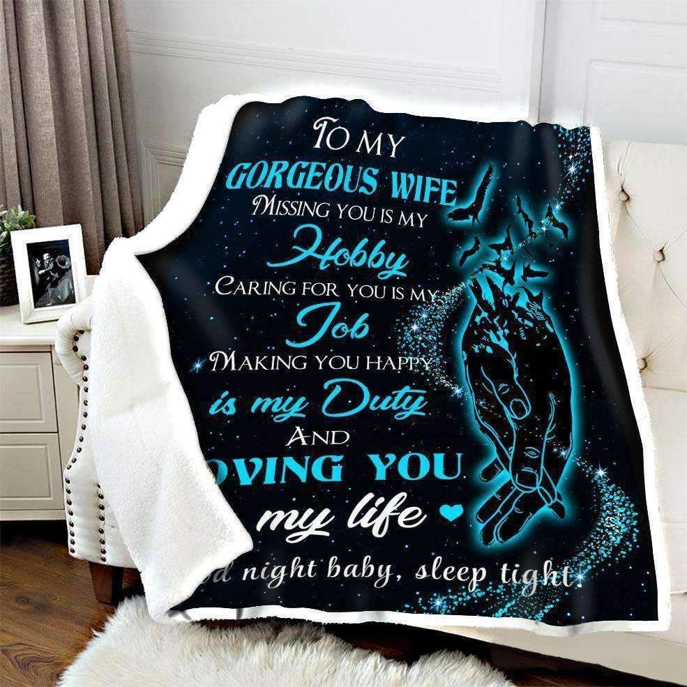 Loving You Is My Life Fleece Blanket