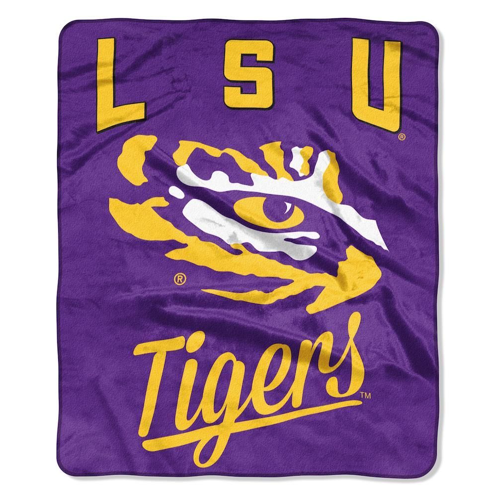Lsu-Tigers Sherpa Fleece Blanket 5