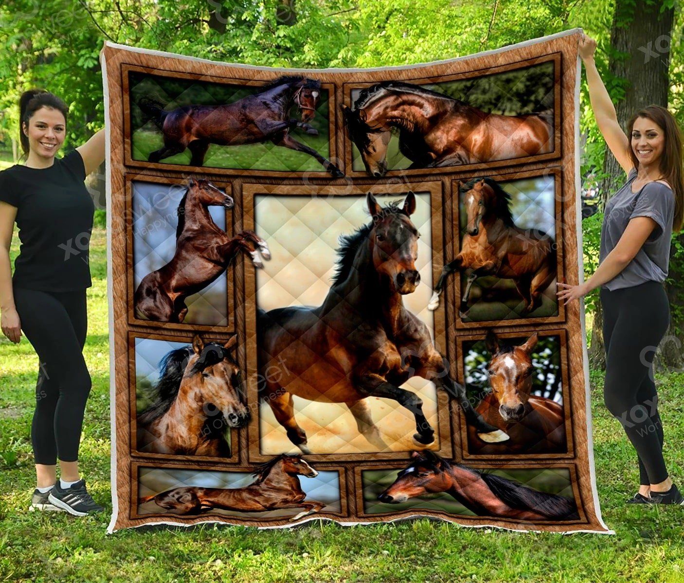 Lth0509 Horse 3D Horse Quilt Quilt Dhc16124606Dd