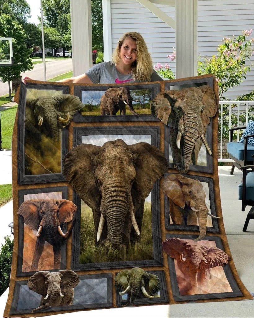 Lth0609 Elephant 01 Elephant 0609 Quilt Dhc16124597Dd