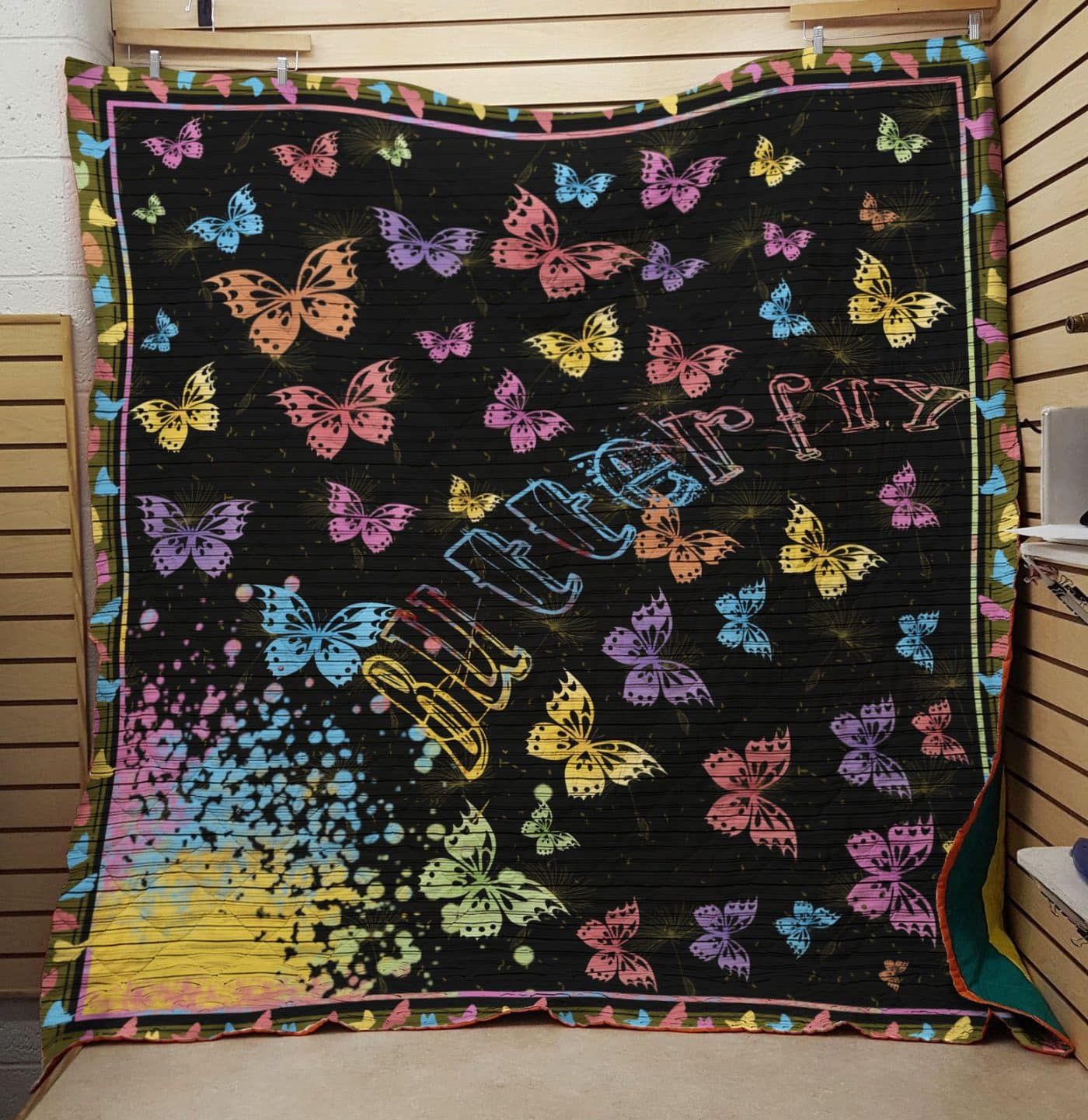 Lth1206 Butterfly Live Like Butterfly Quilt Christmas Gift Dhc16122686Dd