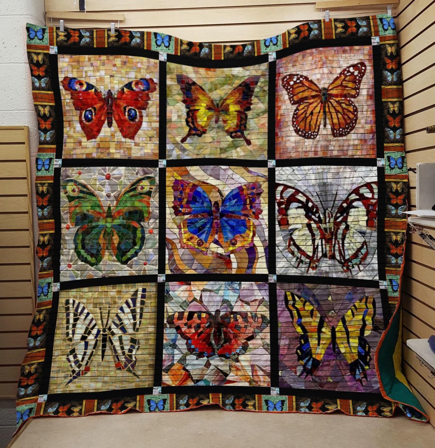 Lth2406 Butterfly I Love Freedom Quilt Christmas Gift Dhc16122676Dd