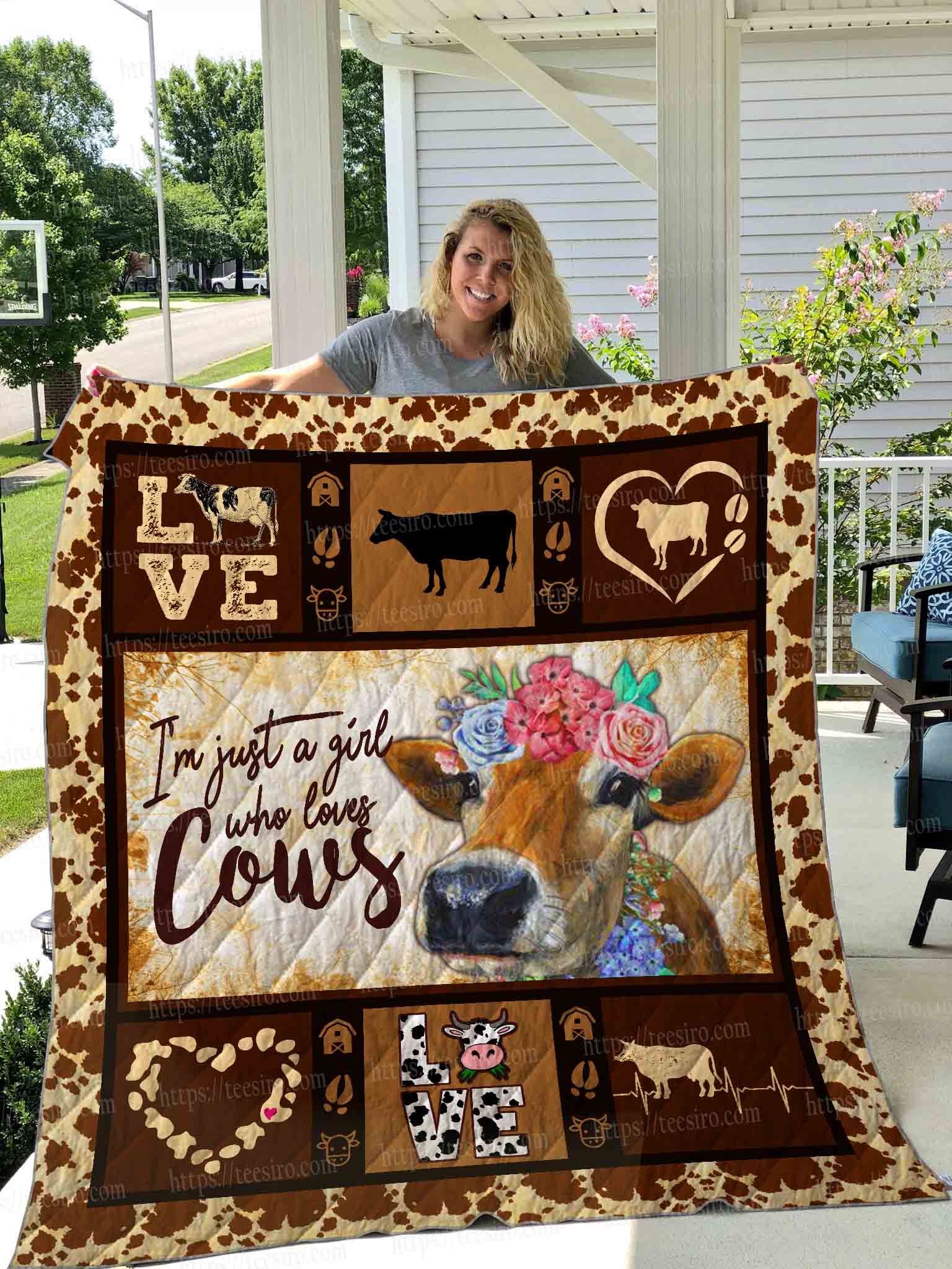 Ltr0211 Cow Who Loves Cows Quilt Dhc16124058Dd