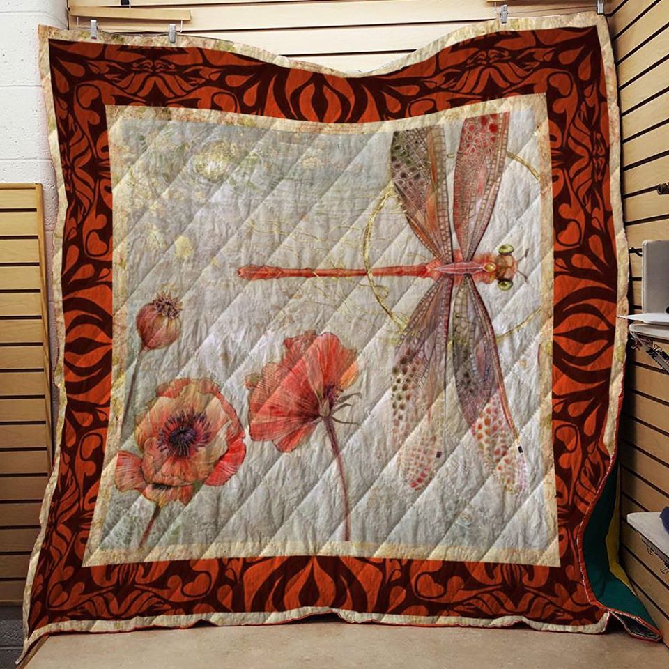 Ltr0312 Dragonfly Fly Still Old Quilt Dhc16122231Dd