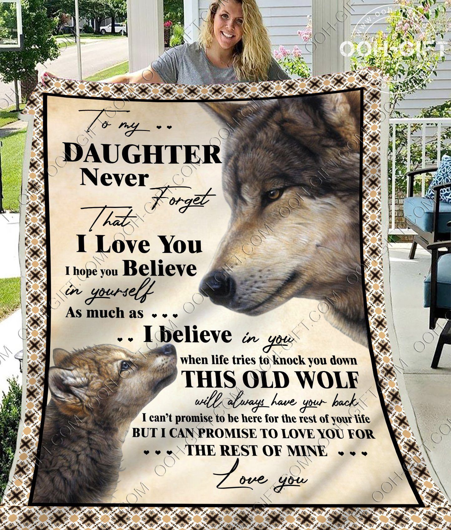 Ltr0312 Wolf This Old Wolf Quilt Dhc16122212Dd