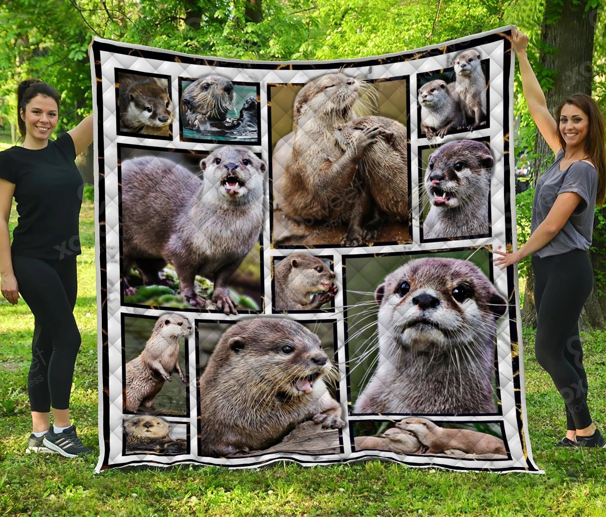Ltr0509 Otter Beauty 3D Otter Quilt Quilt Dhc16124603Dd