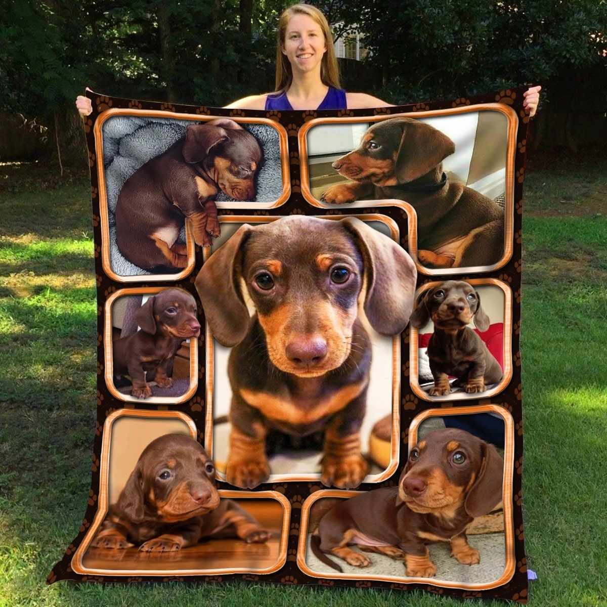 Ltr0512 Dachshund Can I Be The One Quilt Dhc16122144Dd